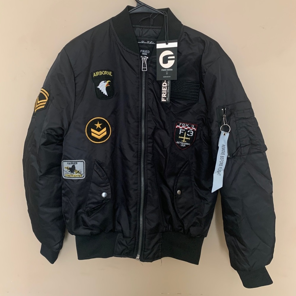 Military bomber jacket